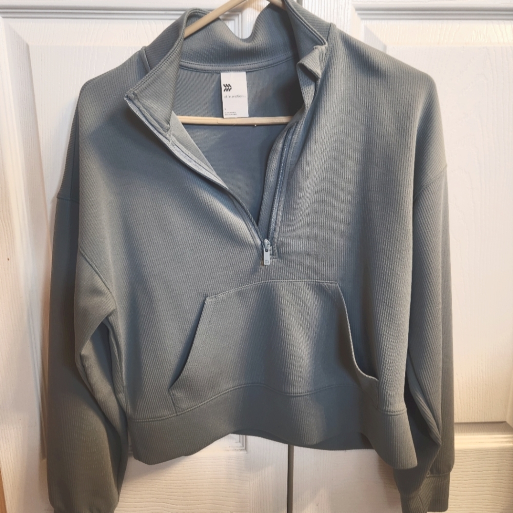 All in Motion Blue Half-Zip Sweatshirt